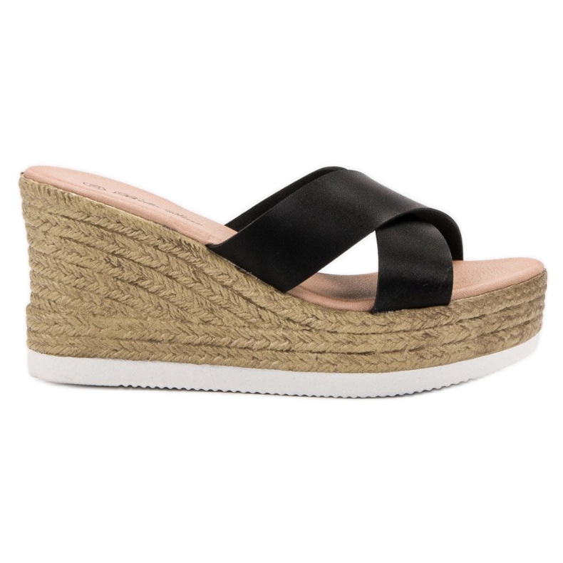 Bello Star Wedge Sandals black Bello Star Wedge Sandals black