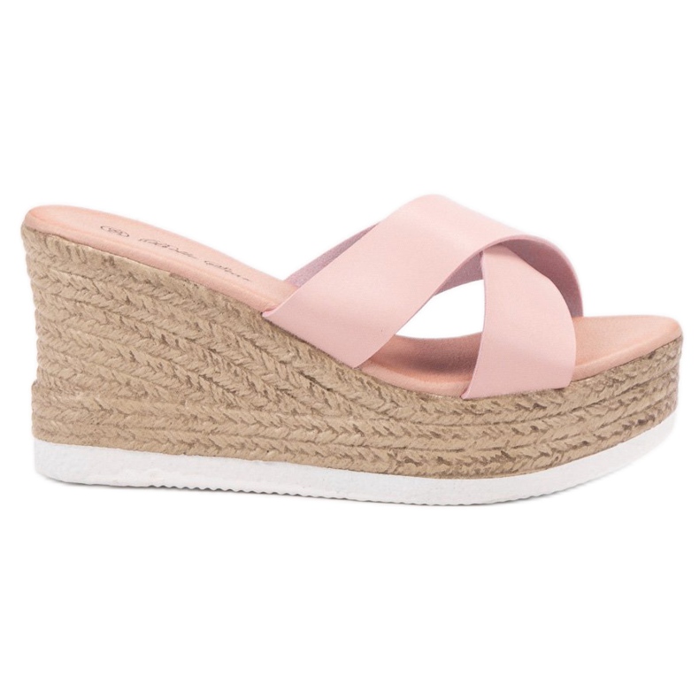 Bello Star Wedge Sandals pink