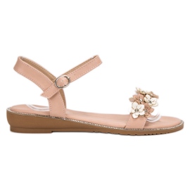 Forever Folie Sandals With Flowers pink