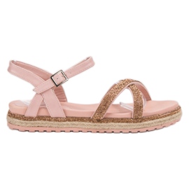 SHELOVET Pink Women's Sandals SHELOVET Pink Women's Sandals