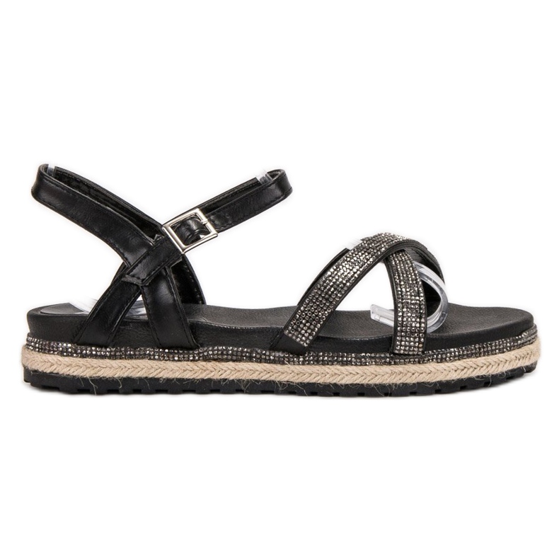 SHELOVET Black Women's Sandals