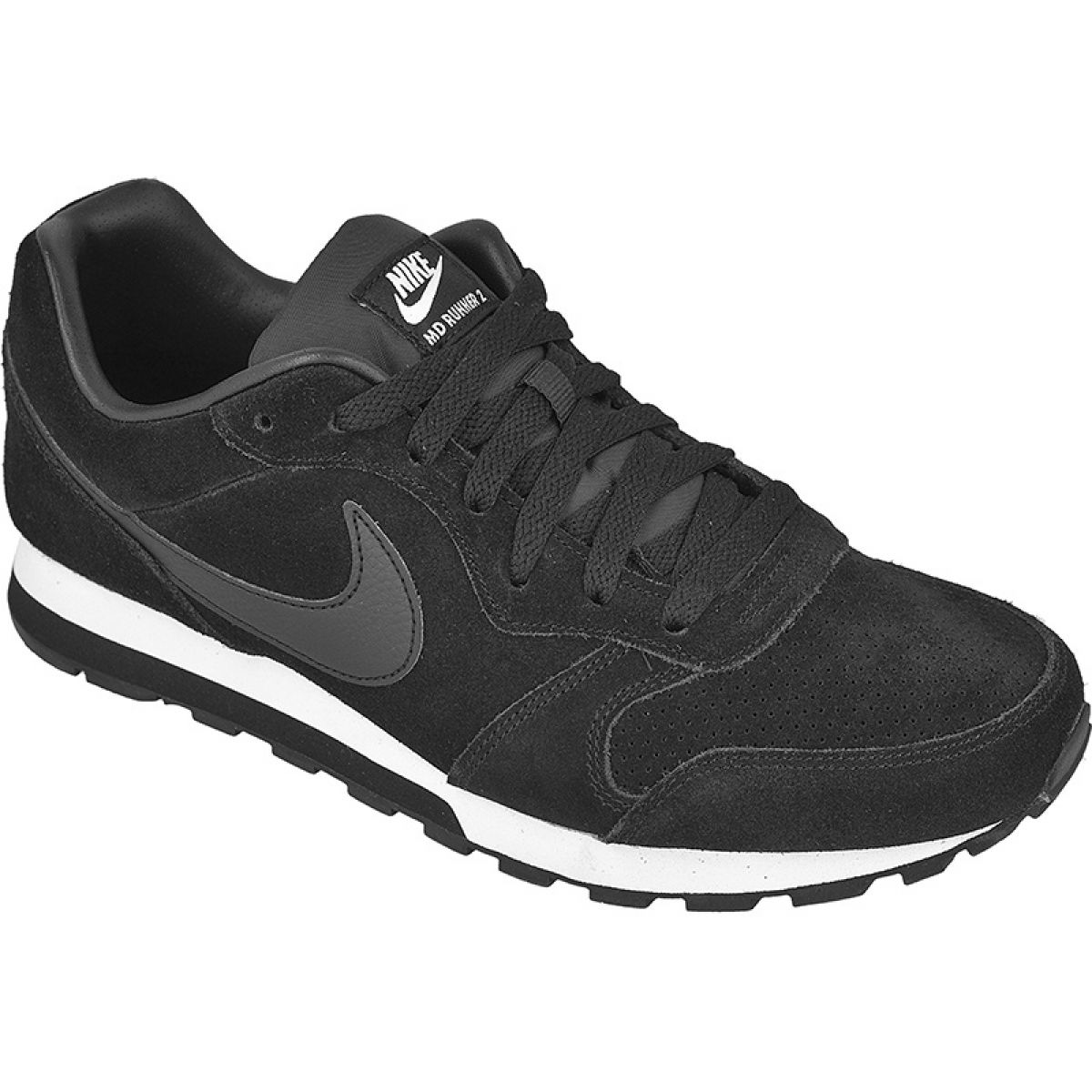 Nike Sportswear Md Runner 2 Leather Premium M 819834 001 black