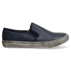 Slip On Sneakers Slip On 2207 Navy Blue Slip On Sneakers Slip On 2207 Navy Blue