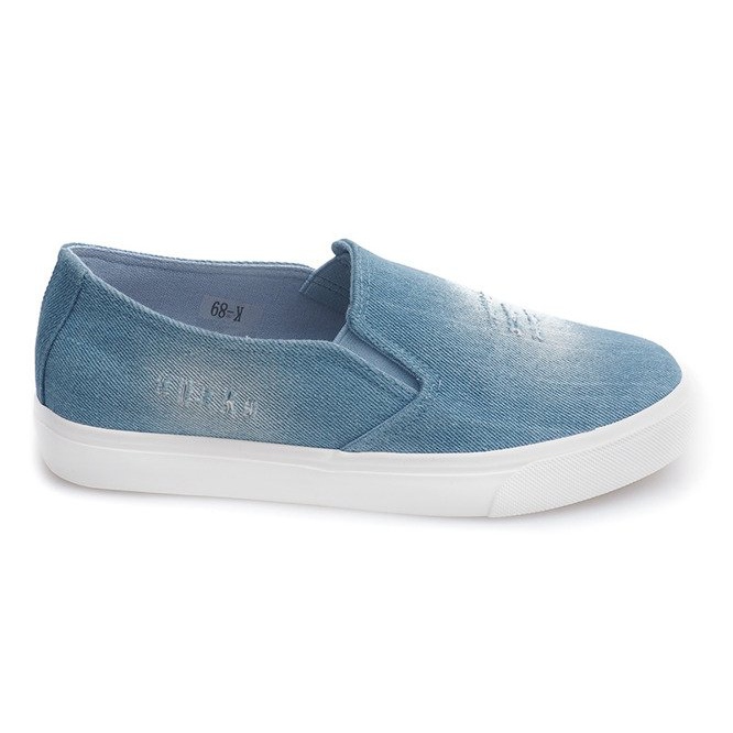 Slip On Jeans K-89 Blue navy blue