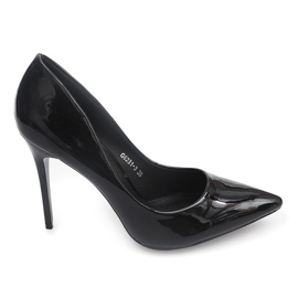 Lacquered pins 6231 Black