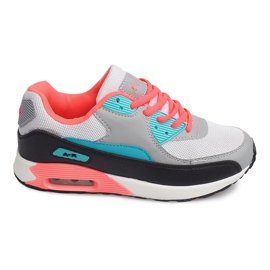 Sports sneakers B306A-62 black grey multicolored