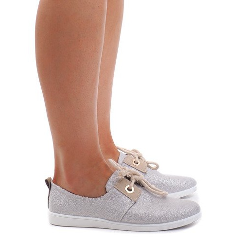 VT79-3 Silver Lace-Up Sneakers grey VT79-3 Silver Lace-Up Sneakers grey