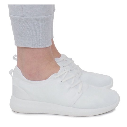 Sports running shoes F368-2 White