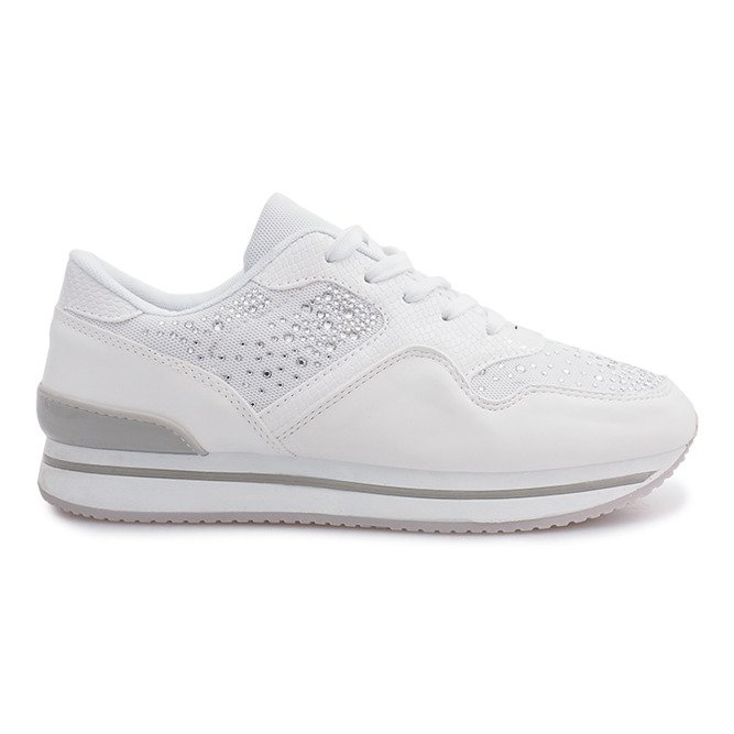 Odette white sports sneakers