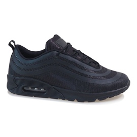 Black men's sports shoes V0270-2