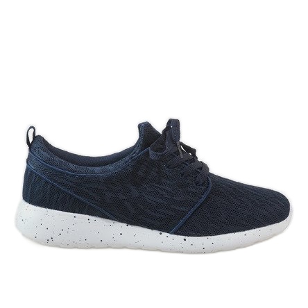 Navy blue men's sports shoes M637-2 Navy blue men's sports shoes M637-2