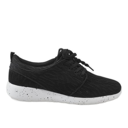 Black men's sports shoes M637-1 Black men's sports shoes M637-1