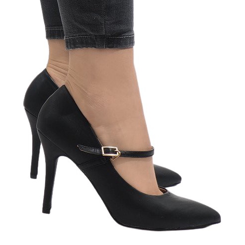 Black classic high heels Montr