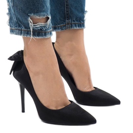 Classic black bow pins LB-336