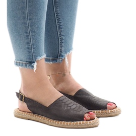 Brown espadrilles sandals B218 Brown espadrilles sandals B218