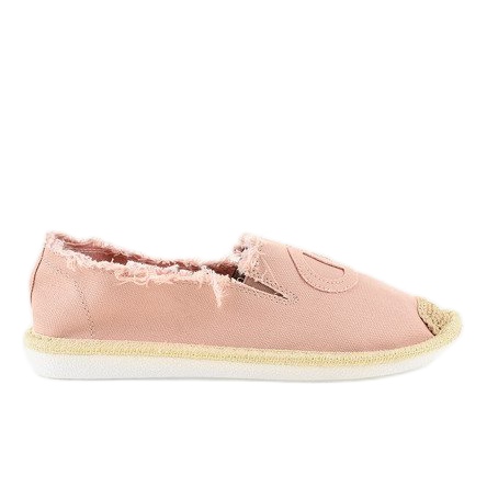 Pink slip-on espadrilles NB273P-7