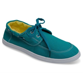 Cloth loafers of VB14 Green sneakers