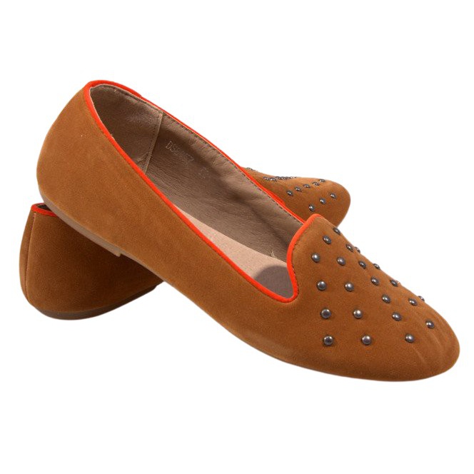 Studded Lords 957 Camel brown
