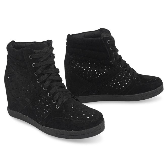 Suede Sneakers 875 Black