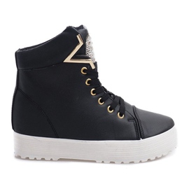 High-top Sneakers K08 Black