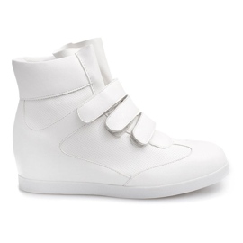 Fashionable Wedge Sneakers JT3 White
