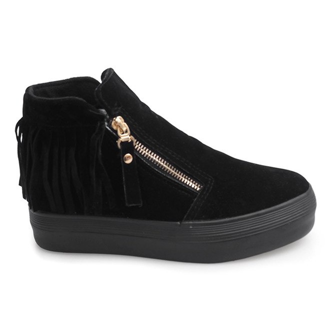 Super fashionable creepers F107 Black