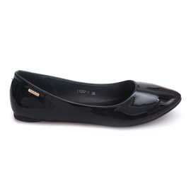 Lacquered ballerinas 11037 Black