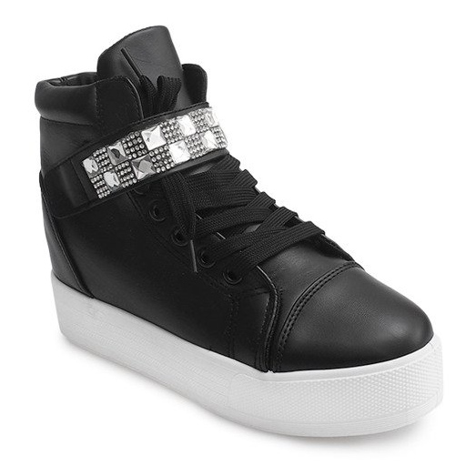 High Wedge Sneakers 51113 Black