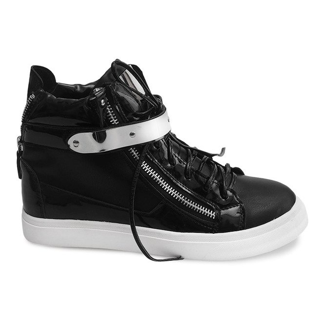 High-top Sneakers LL01 Black