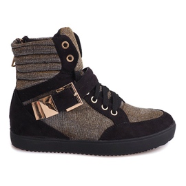 High Sneakers 6981 Black