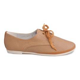 Openwork Jazz Shoes CS002 Camel brown Openwork Jazz Shoes CS002 Camel brown