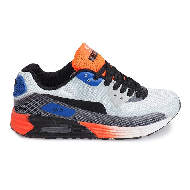 Sports Sneakers B49-3 White black multicolored