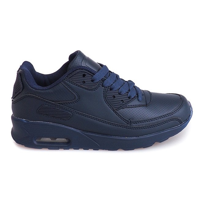 Sports running shoes D7W-7 Navy blue
