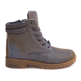 Timberki Trapery TL042-13 GRAY / BROWN grey