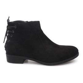 Classic Lace-up Boots Y606 Black
