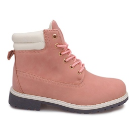 Warm Timber boots H88B Pink