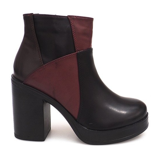 Boots On Heel With An Eraser YBS280 Black