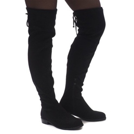 Suede boots 30701 Black
