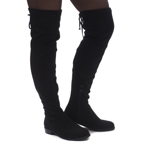 Suede boots 30701 Black Suede boots 30701 Black