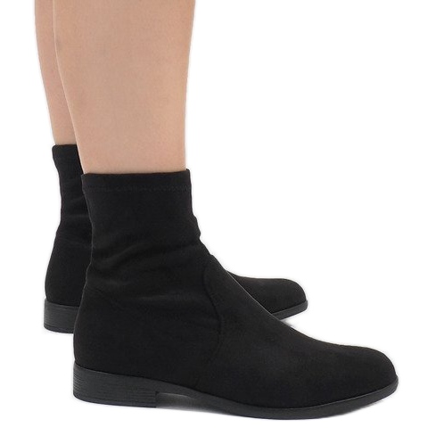 Suede Booties Jodhpur XQ99 Black