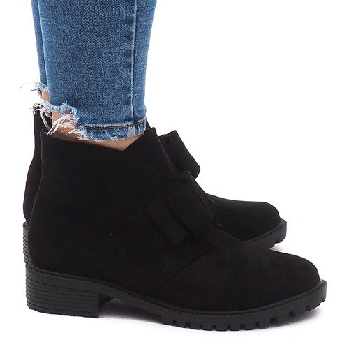 Suede Boots AT-0625 Black