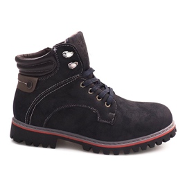 Warm boots A177-17 Navy blue