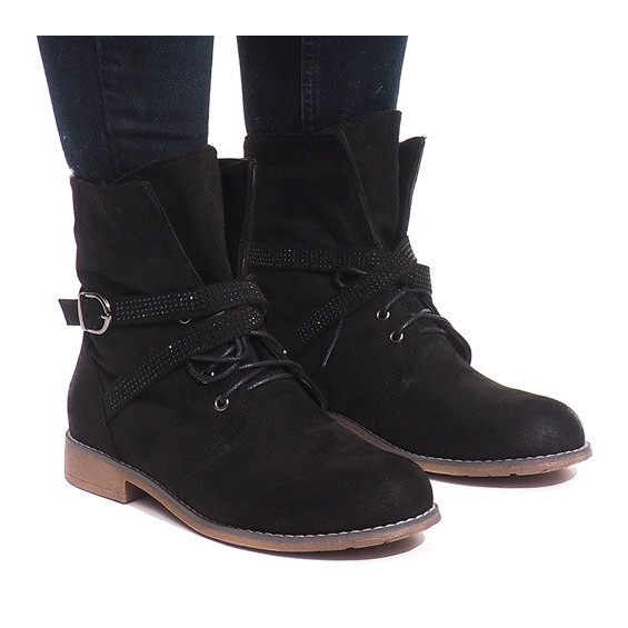 Warm Boots Jodhpur W305 Black