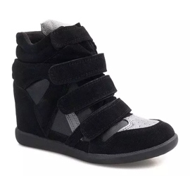 Wedge Sneakers R9686 Black