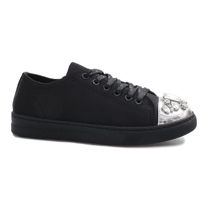Black Diamond Decorated Sneakers Black Diamond Decorated Sneakers