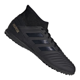 Adidas Predator 19.3 Tf Jr G25801 football boots black black Adidas Predator 19.3 Tf Jr G25801 football boots black black