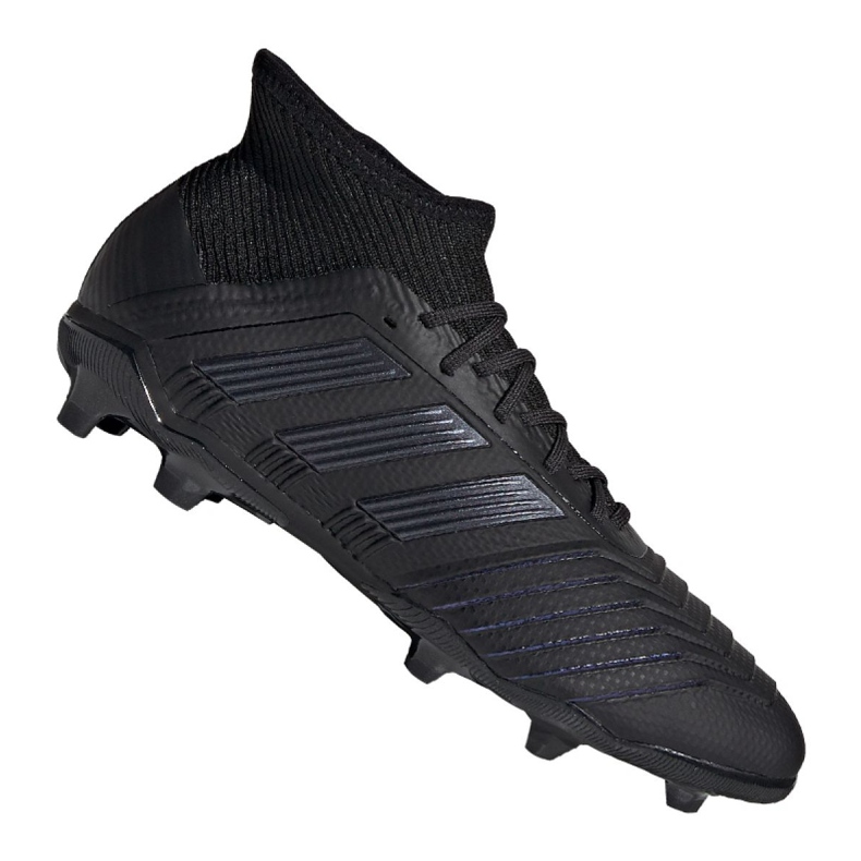 Adidas Predator 19.1 Fg Jr G25791 football boots black black