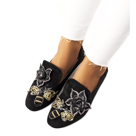 Black Sandra lords ballerinas Black Sandra lords ballerinas