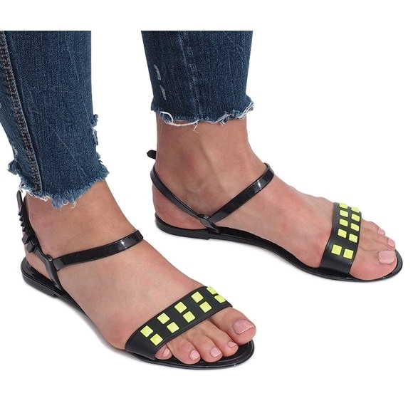 Meliski Nuevo black sandals