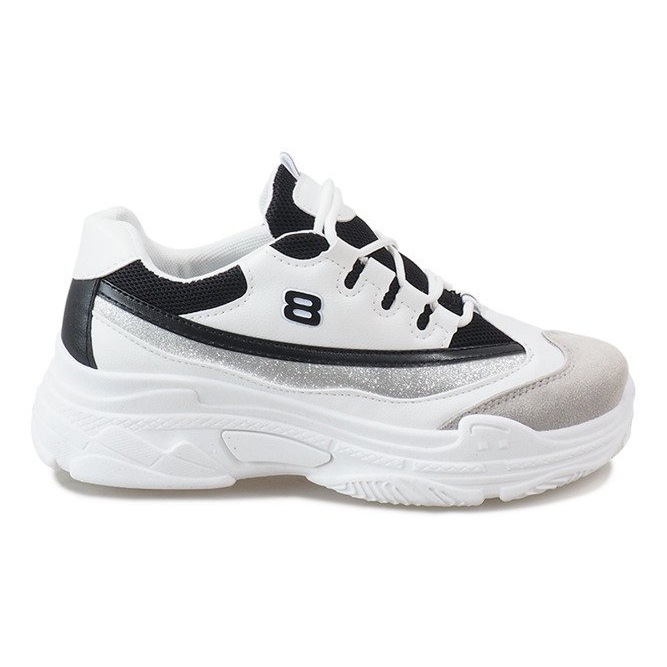 White fashionable sports shoes from 1803